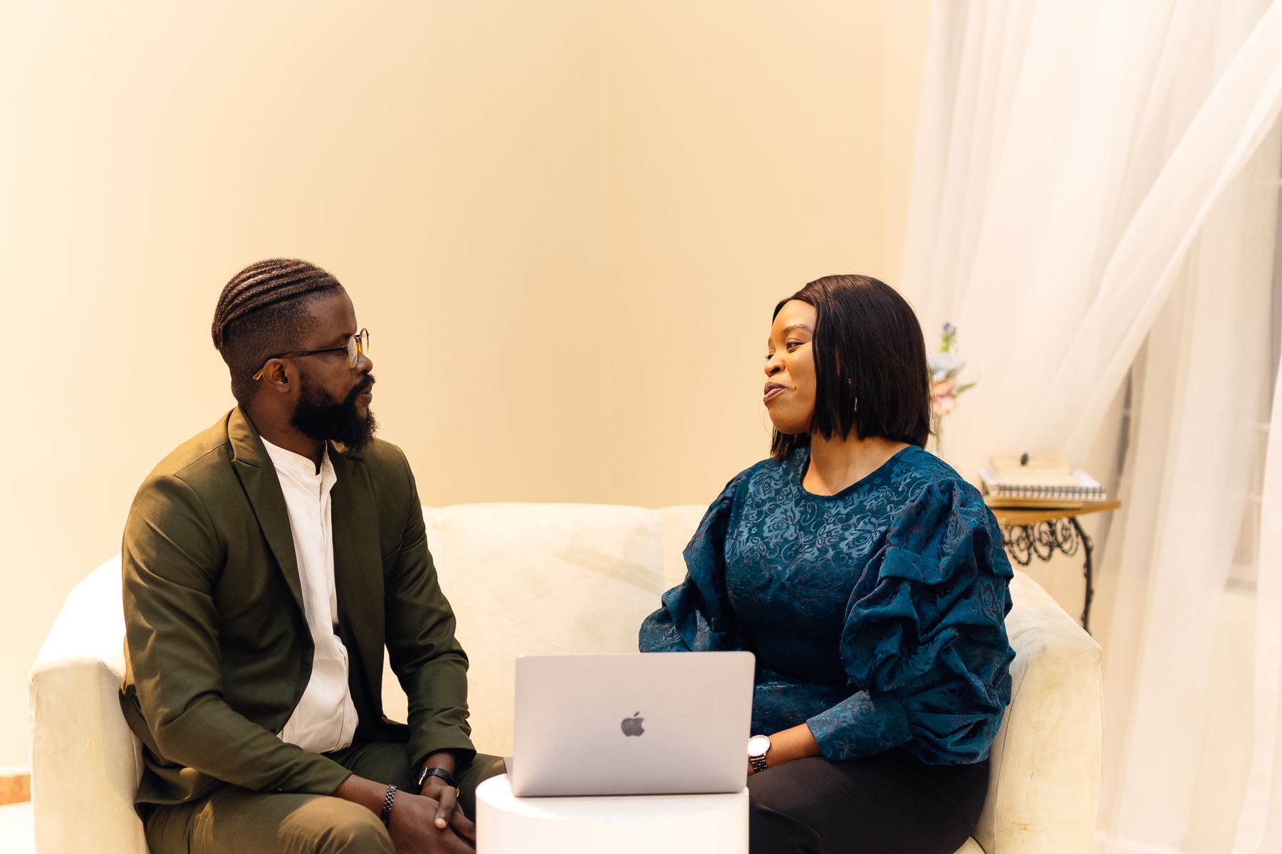Black African professionals in a corporate consultation